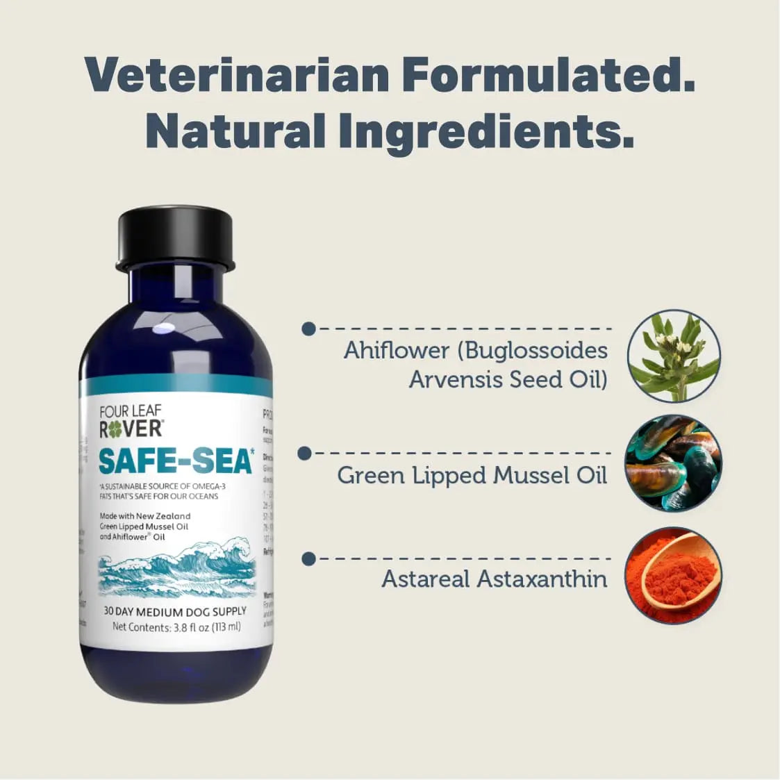 Four Leaf Rover Safe-Sea | Green Lipped Mussel Oil