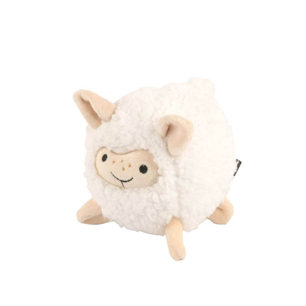 PLAY Barnyard Buddies, Sadie the Sheep dog toy against a white background