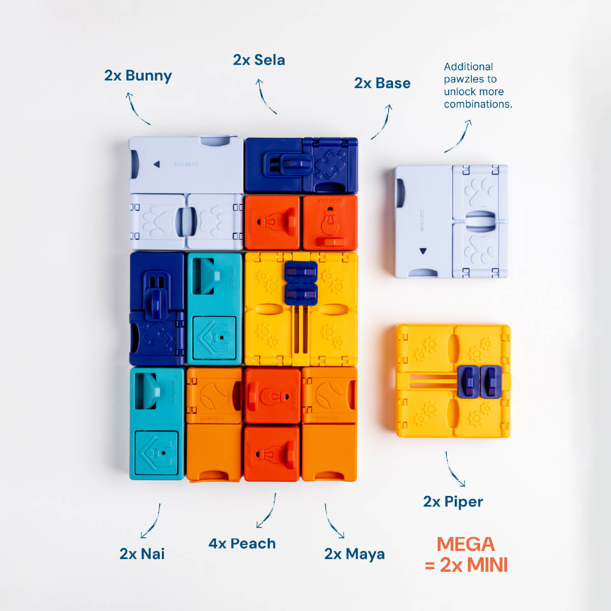 Pawzler Modular Dog Puzzle | Genius Set (Mega)
