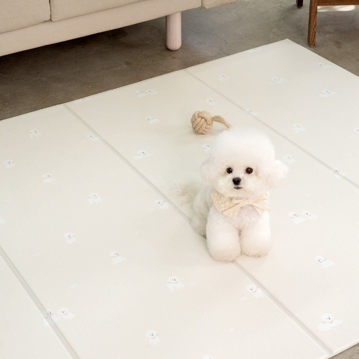 Pupping Pet Mat Folding Type Dog Breed Design