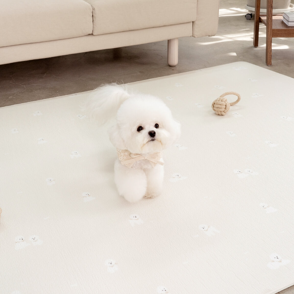 Pupping Pet Mat Rug Type Dog Breed Design