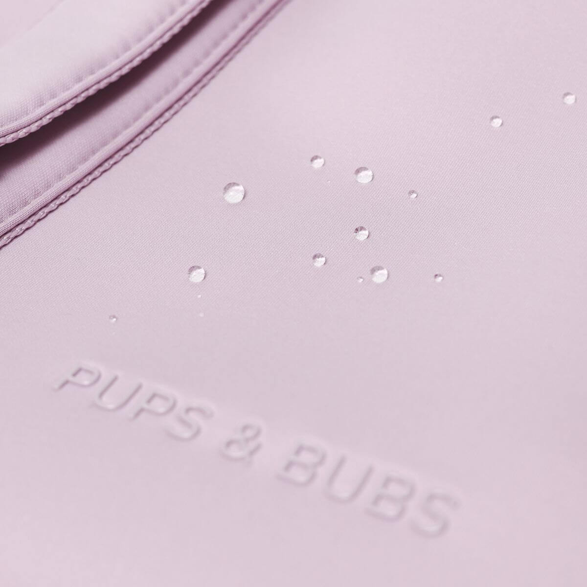 Pups and Bubs All Day Chill Bag in Rose - water-resistant material.
