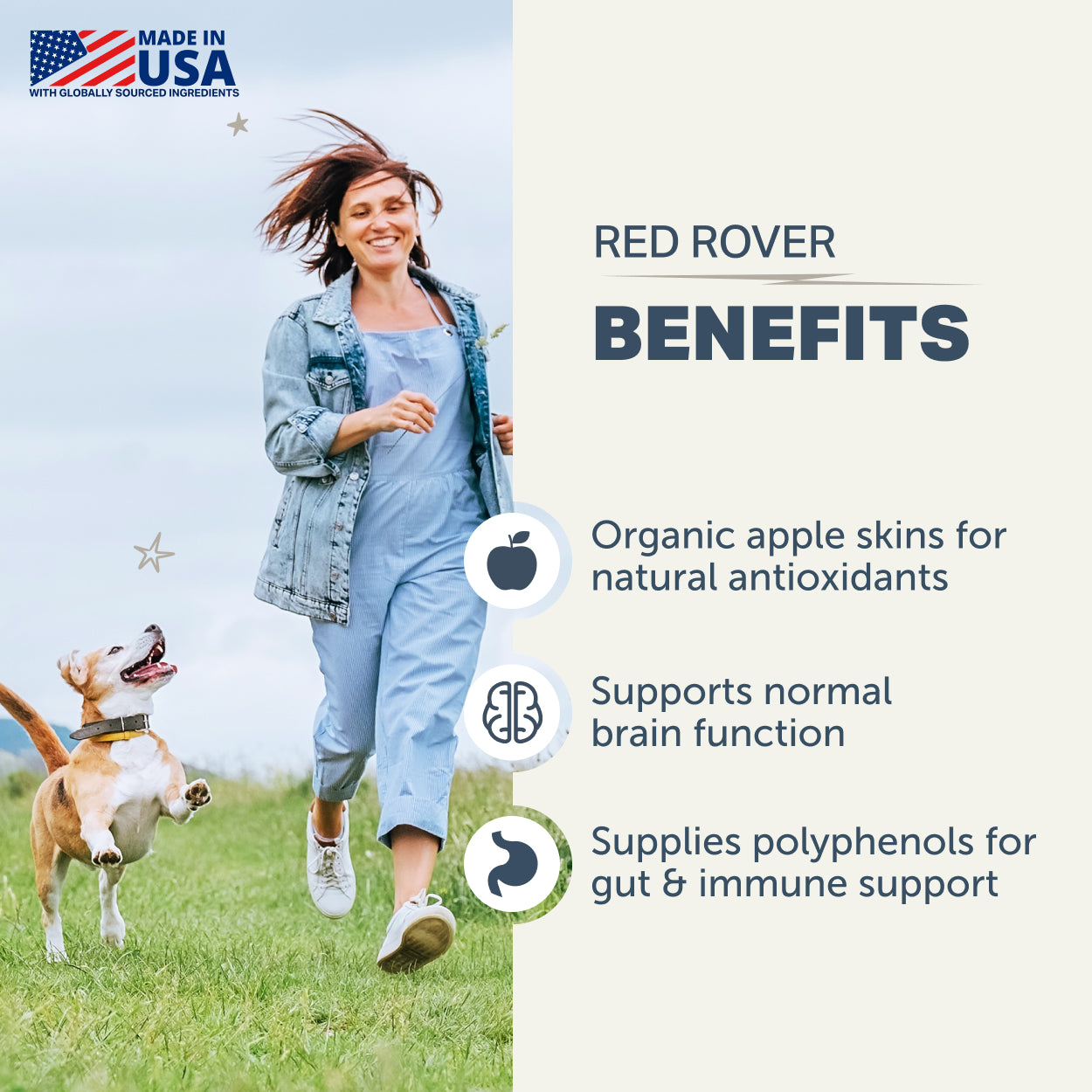 Four Leaf Rover Red Rover | Organic Berries for Dogs