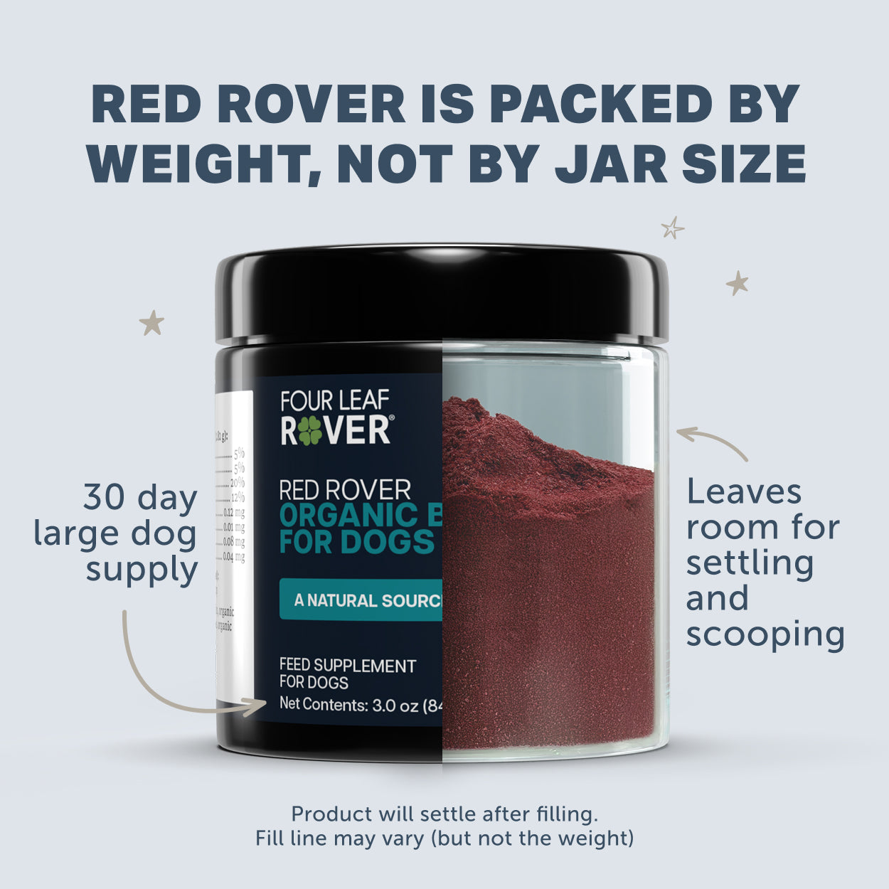 Four Leaf Rover Red Rover | Organic Berries for Dogs