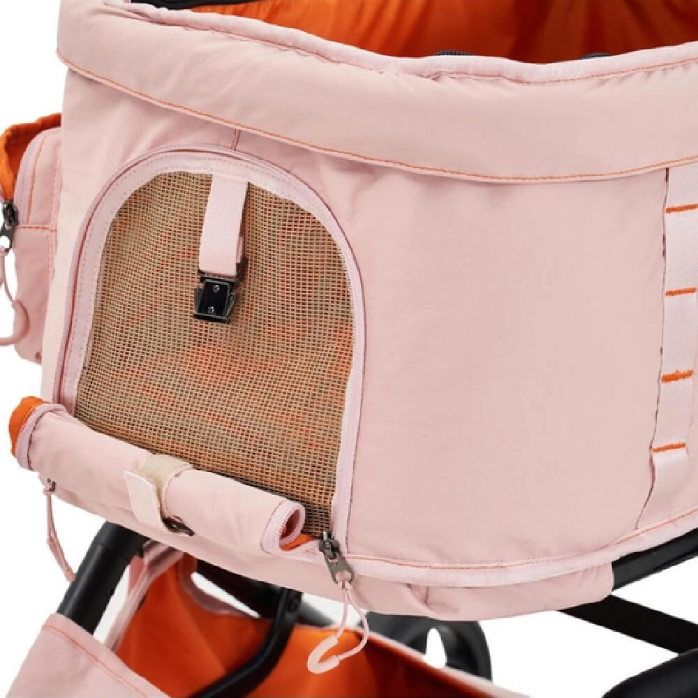 Royal Tails Florence Jumper Pet Stroller | Rose Pink