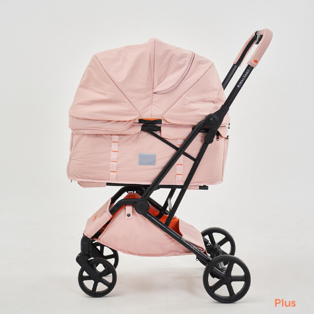 Royal Tails Florence Jumper Pet Stroller | Rose Pink