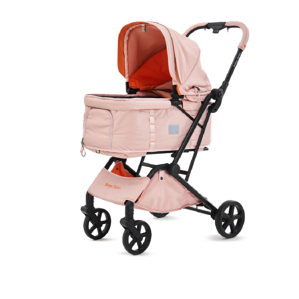 Royal Tails Florence Jumper Pet Stroller | Rose Pink