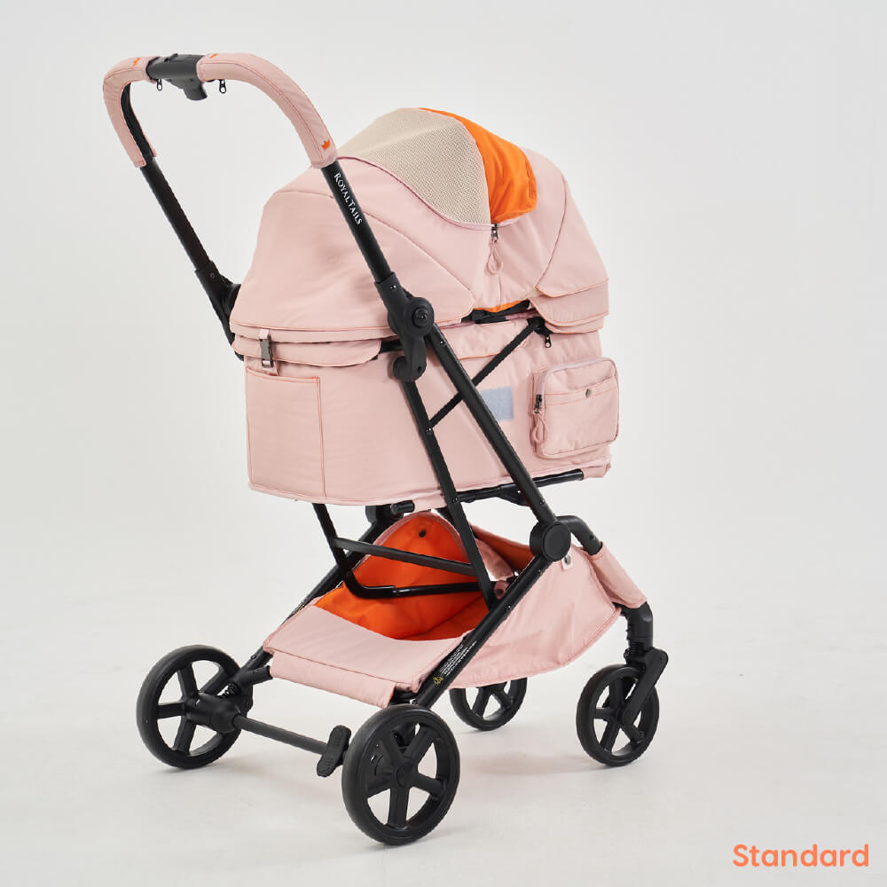 Royal Tails Florence Jumper Pet Stroller | Rose Pink