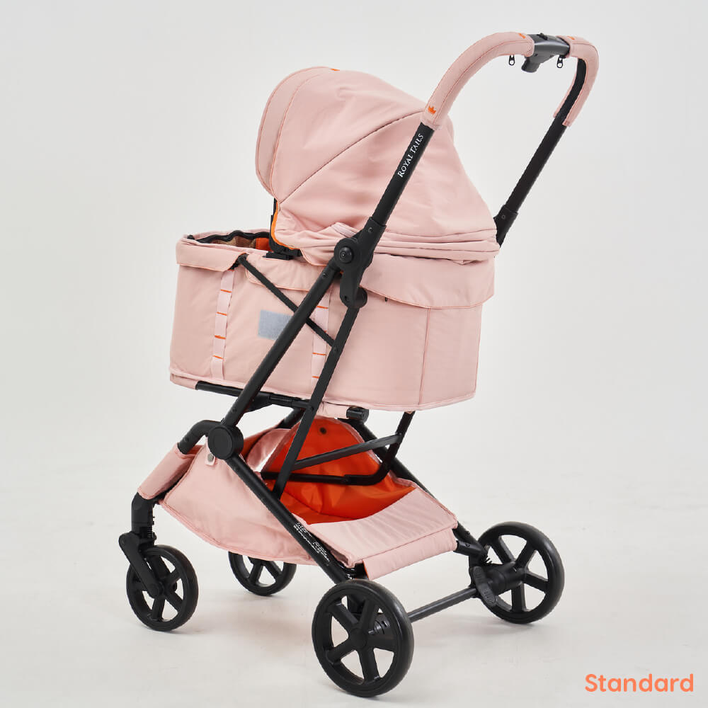 Royal Tails Florence Jumper Pet Stroller | Rose Pink