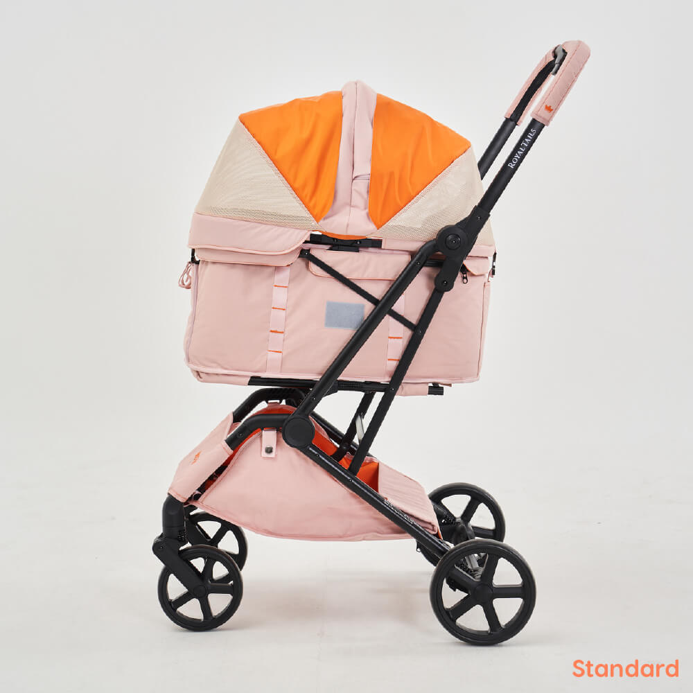 Royal Tails Florence Jumper Pet Stroller | Rose Pink