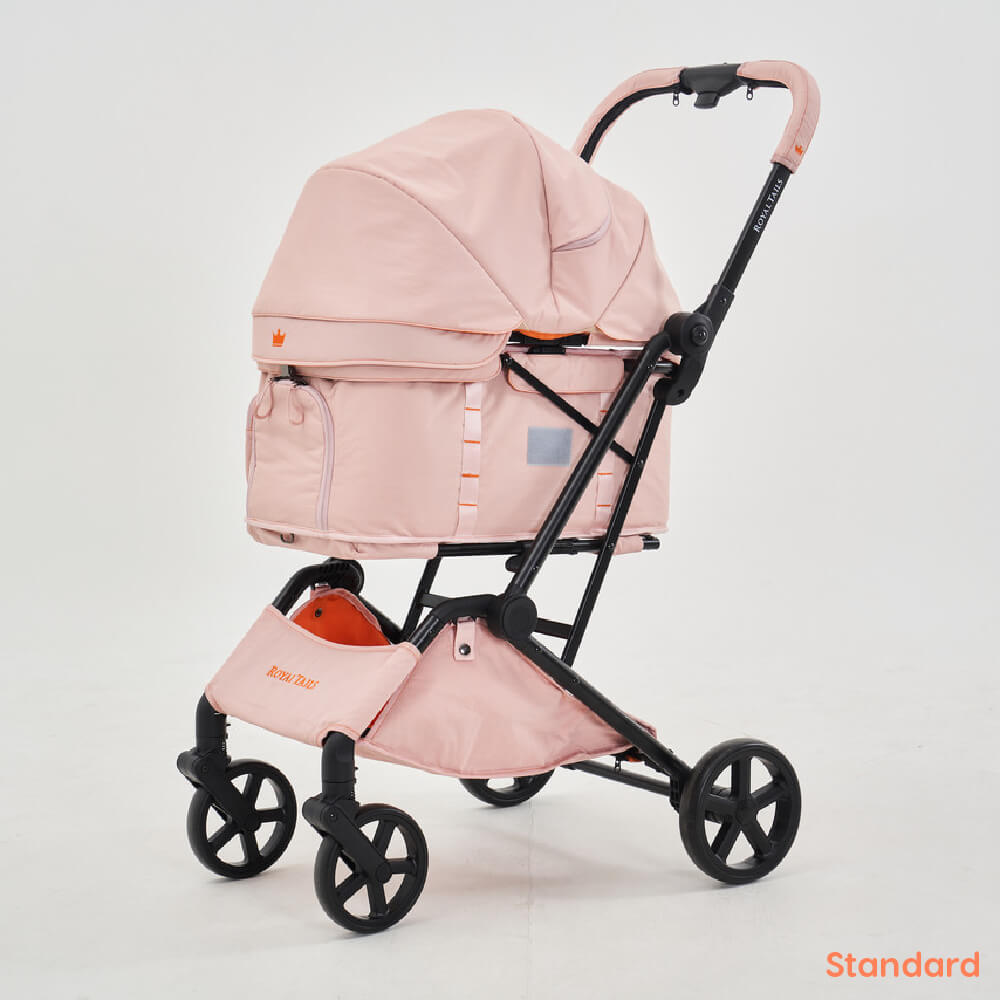 Royal Tails Florence Jumper Pet Stroller | Rose Pink