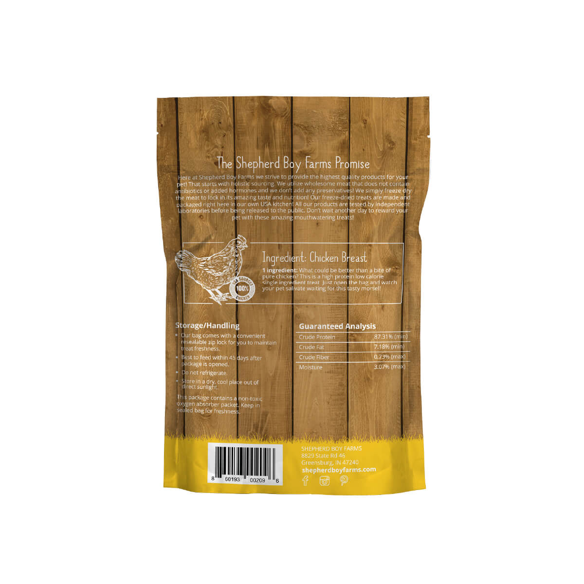 Shepherd Boy Farms Freeze-dried Treats | Chicken Breast