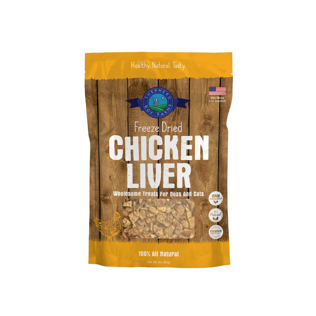 Shepherd Boy Farms Freeze-dried Treats | Chicken Liver