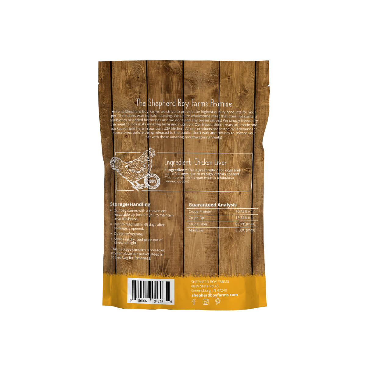 Shepherd Boy Farms Freeze-dried Treats | Chicken Liver