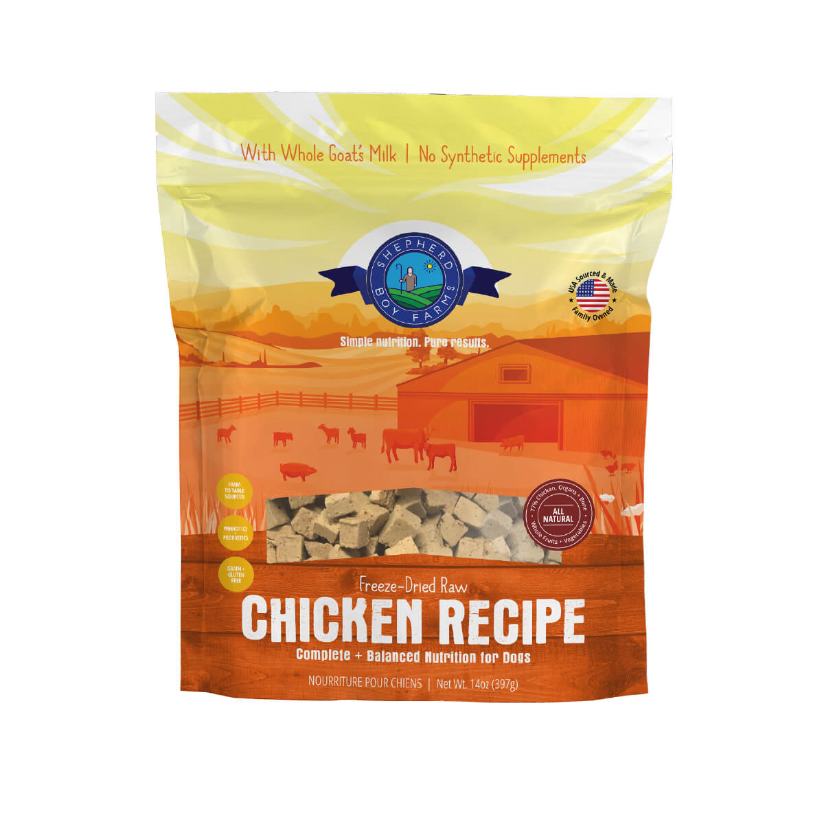Shepherd Boy Farms Freeze-dried Raw Diet | Chicken