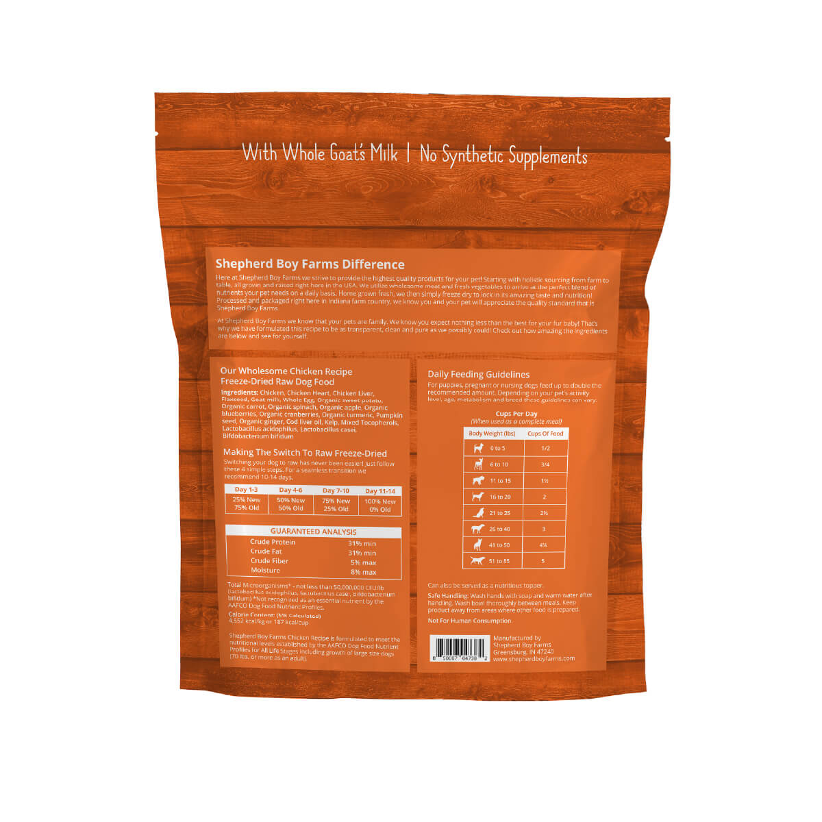 Shepherd Boy Farms Freeze-dried Raw Diet | Chicken