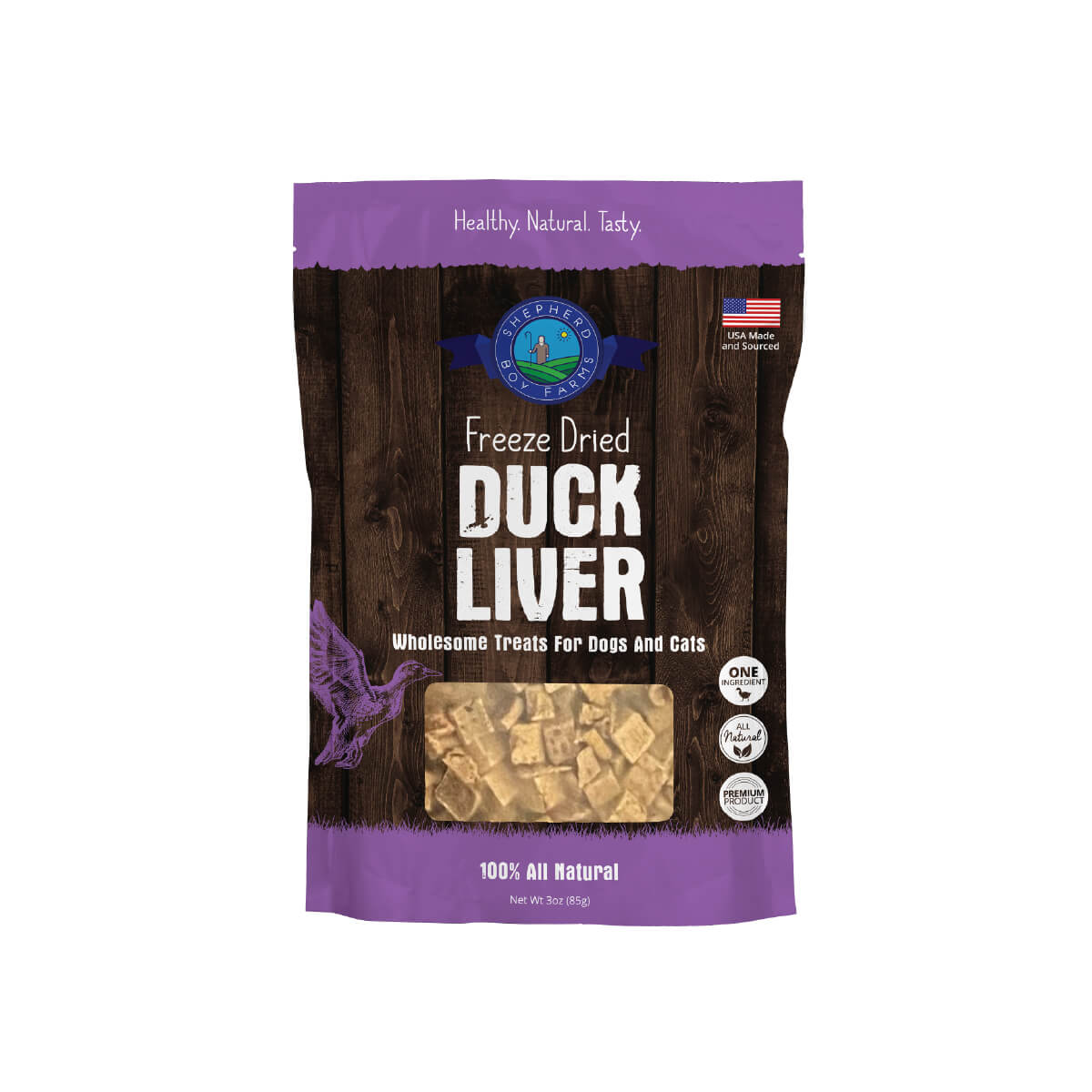 Shepherd Boy Farms Freeze-dried Treats | Duck Liver