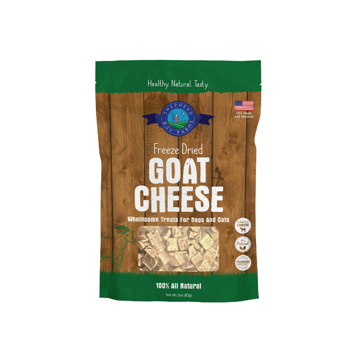 Shepherd Boy Farms Freeze-dried Treats | Goat Cheese