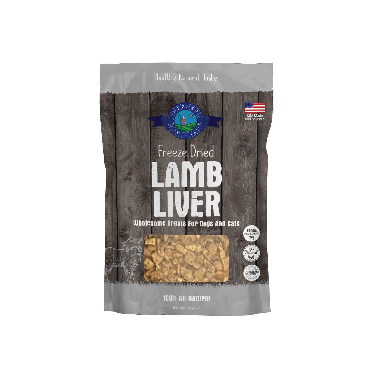 Shepherd Boy Farms Freeze-dried Treats | Lamb Liver