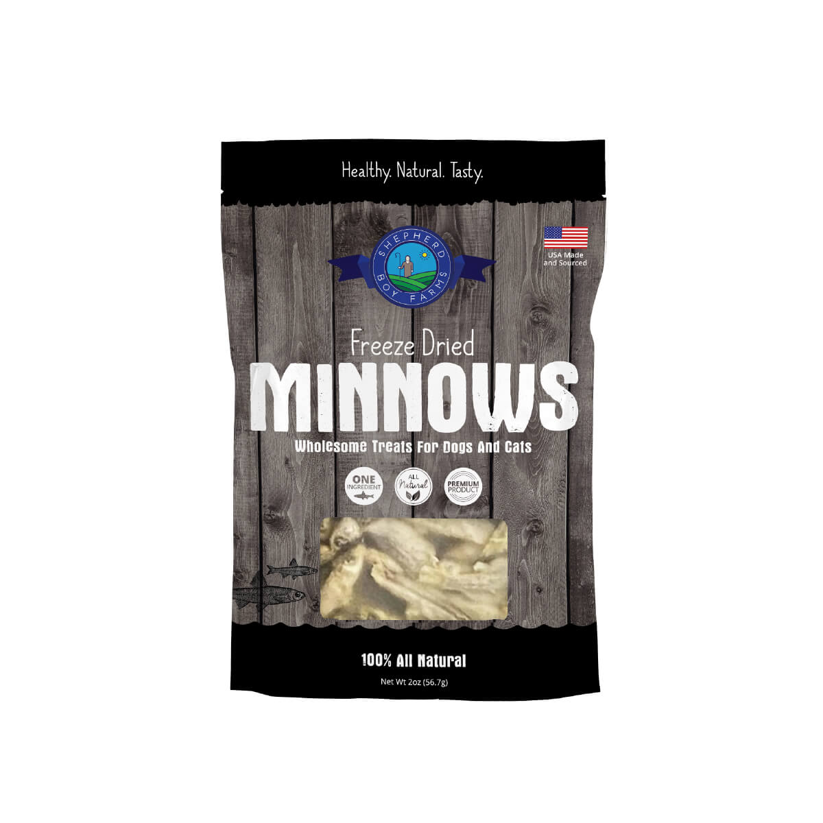 Shepherd Boy Farms Freeze-dried Treats | Minnows