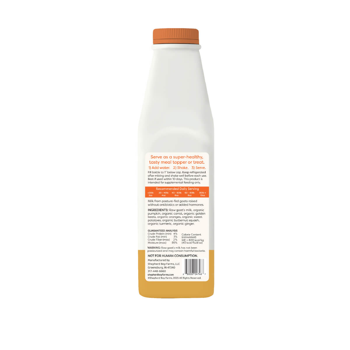 Shepherd Boy Farms Freeze-dried Raw Goat Milk | Golden Blend