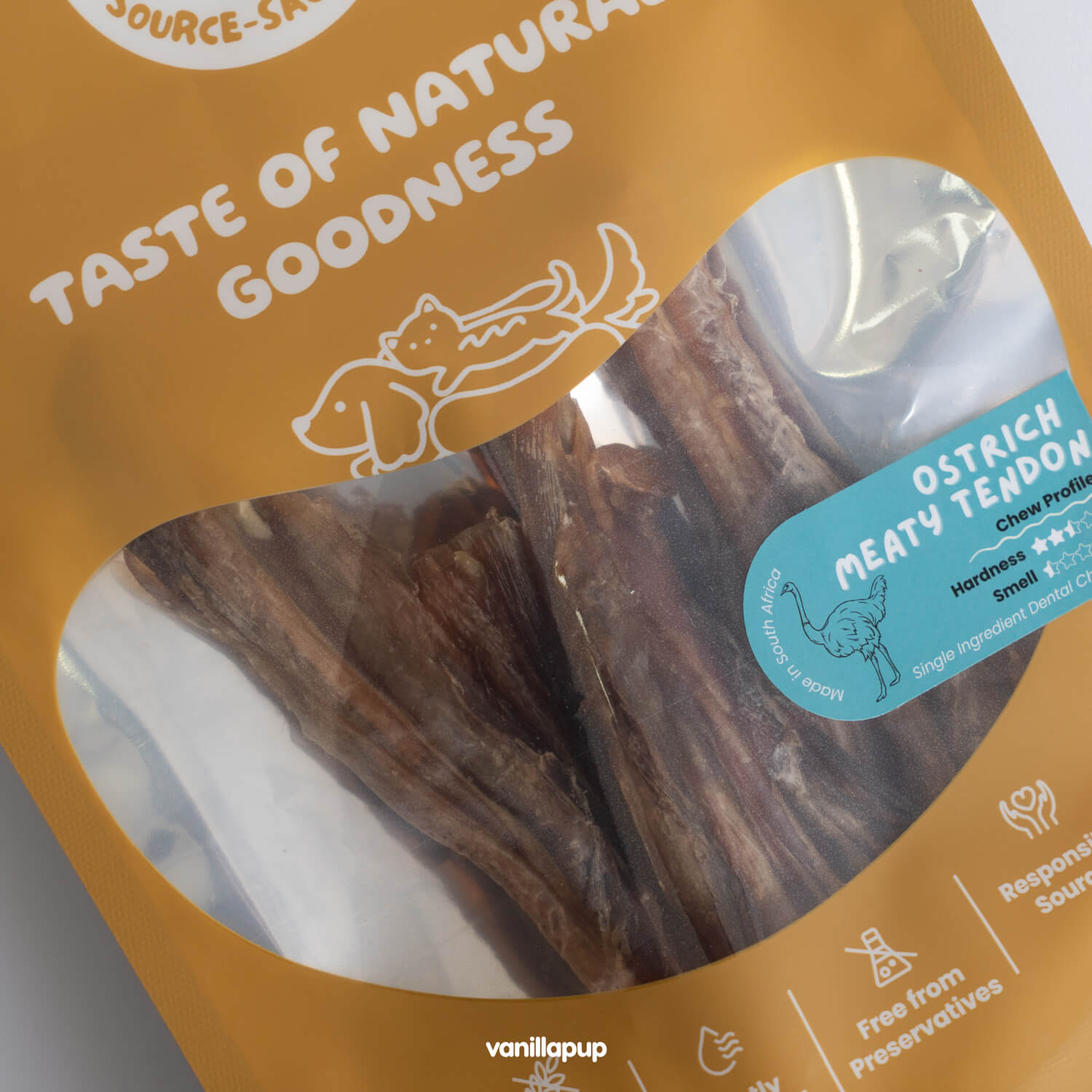 The Source-Sage Club Ostrich Meaty Tendon