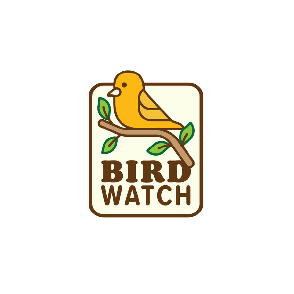 Scout's Honour Iron On Patch | Bird Watch