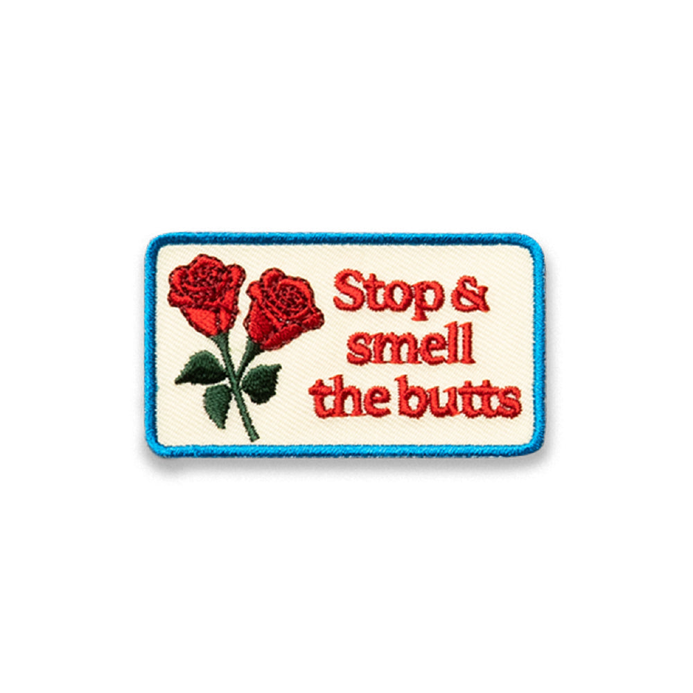 Scout's Honour Iron On Patch | Stop & Smell the Butts