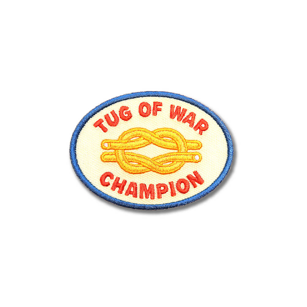 Scout's Honour Iron On Patch | Tug of War Champion