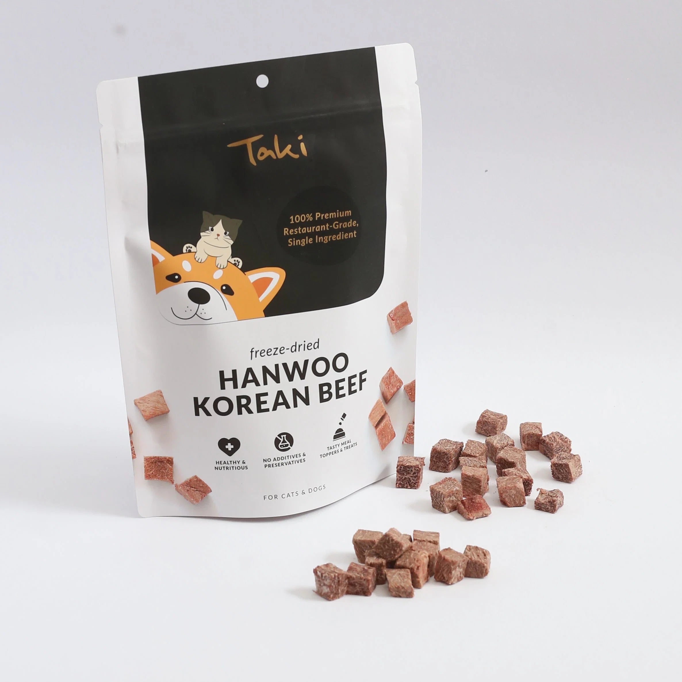 Taki Freeze-dried Hanwoo Korean Beef Treats (Value Pack)