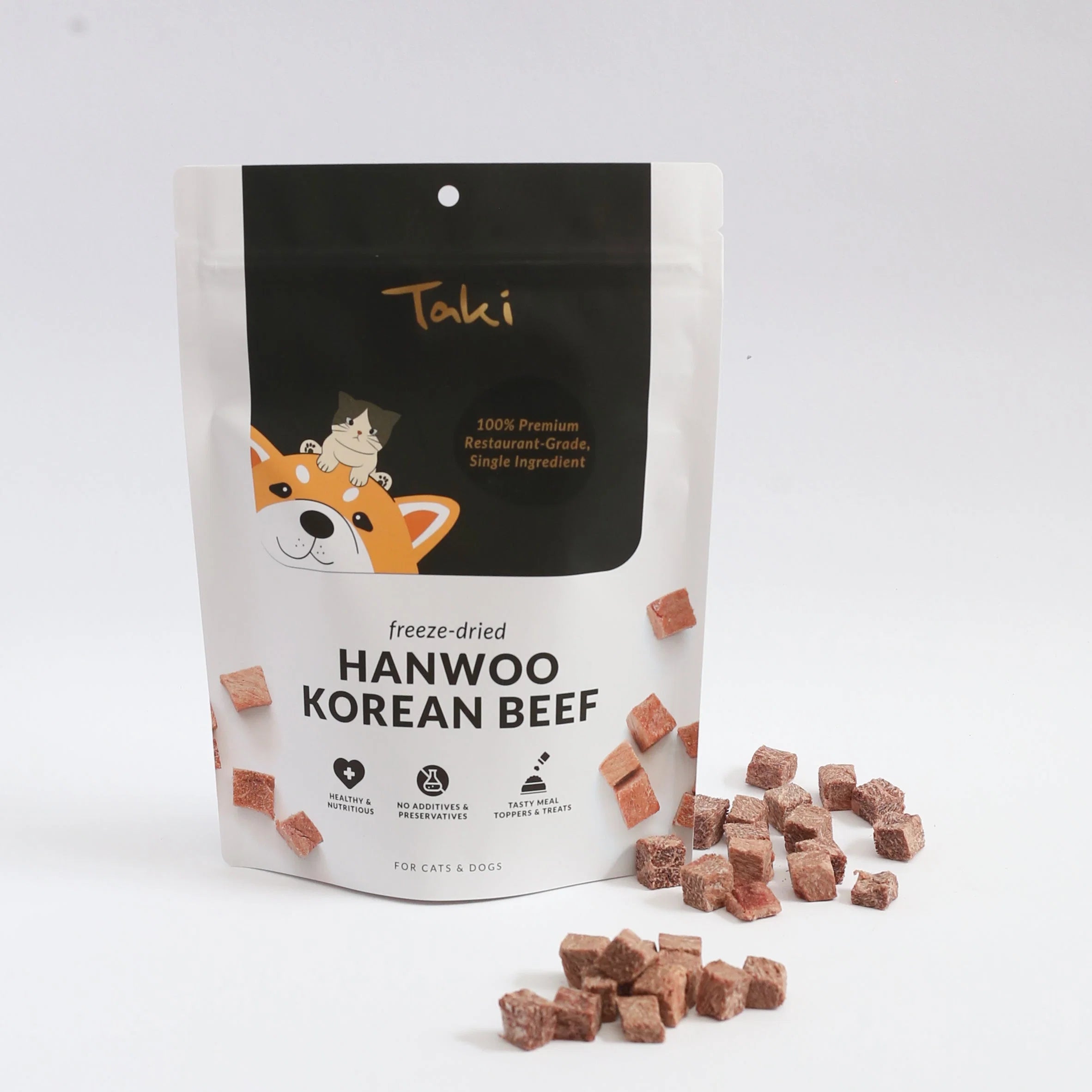 Taki Freeze-dried Hanwoo Korean Beef Treats (Value Pack)