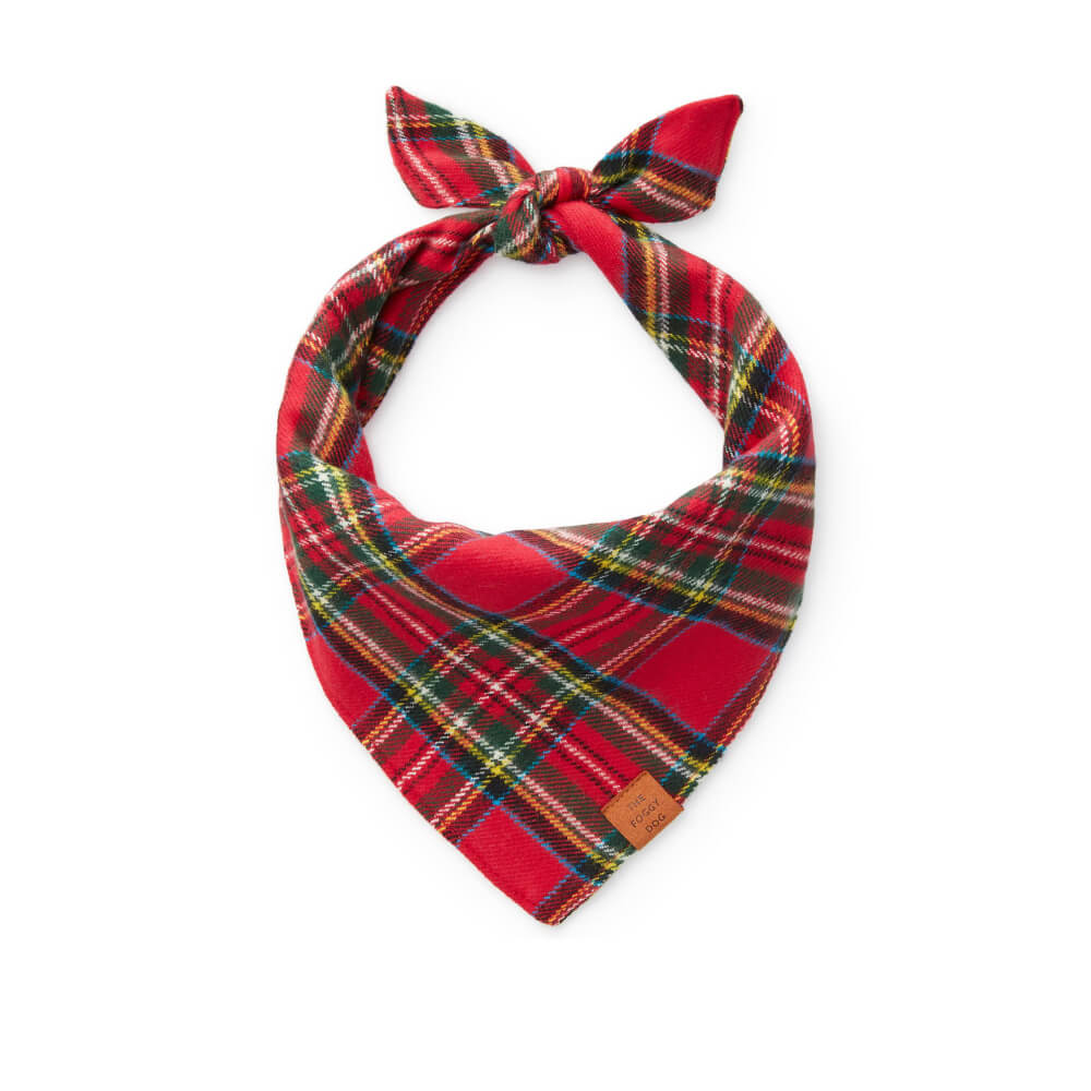 The Foggy Dog Tartan Plaid Flannel Bandana