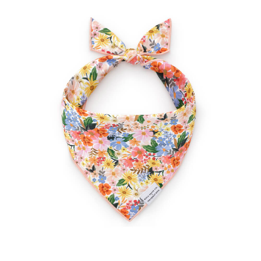 The Foggy Dog x Rifle Paper Co. Marguerite Bandana