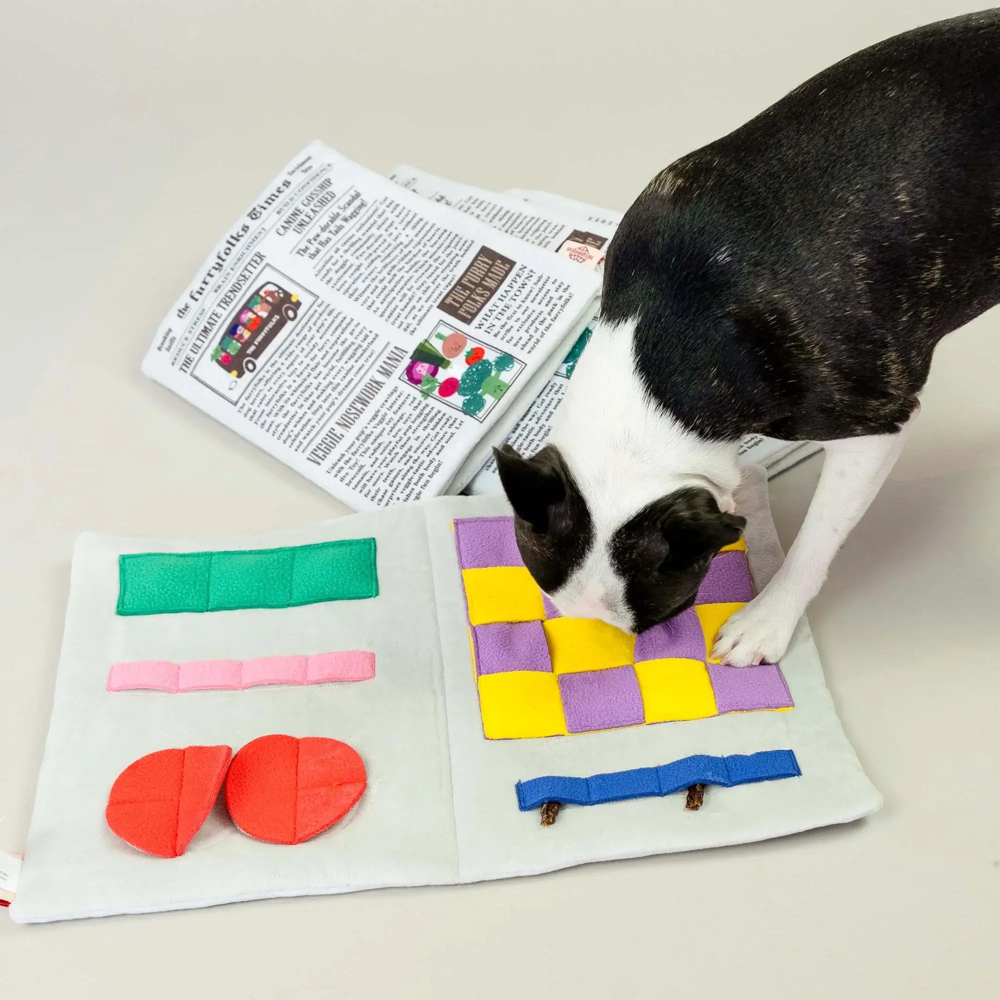 the furryfolks Newspaper Snuffle Mat