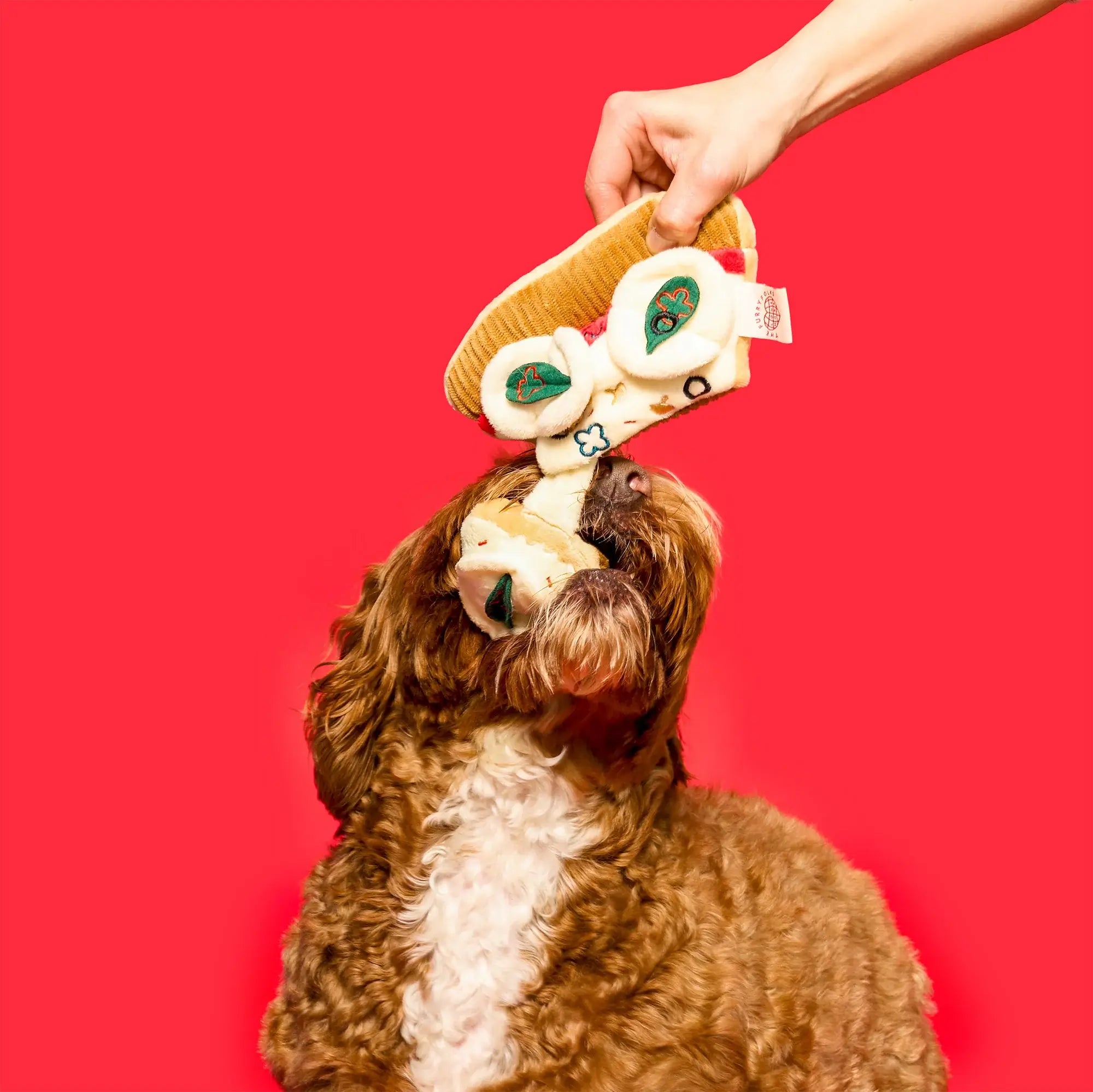 the furryfolks Pizza Nosework Toy