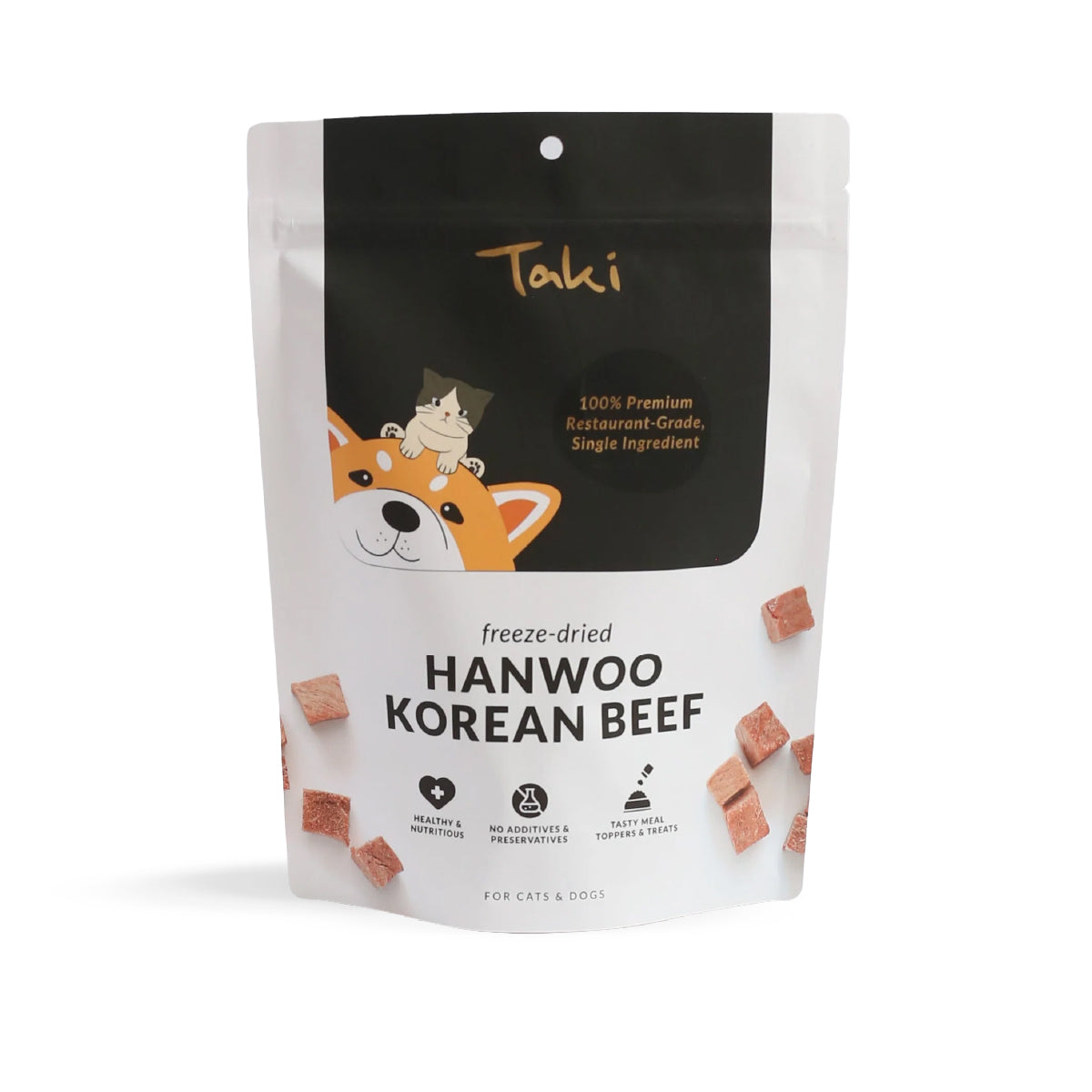 Taki Freeze-dried Hanwoo Korean Beef Treats (Value Pack)