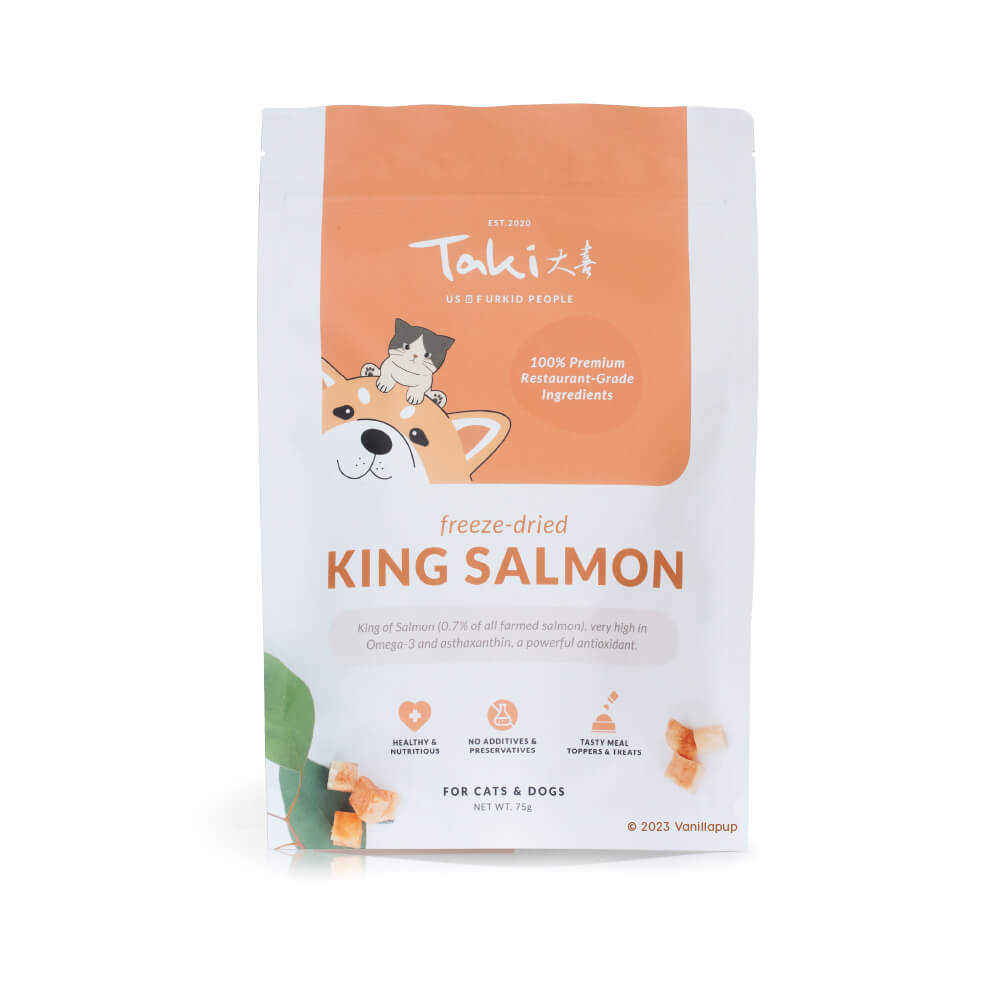 Taki Pets Freeze-dried King Salmon Treats (Value Pack)