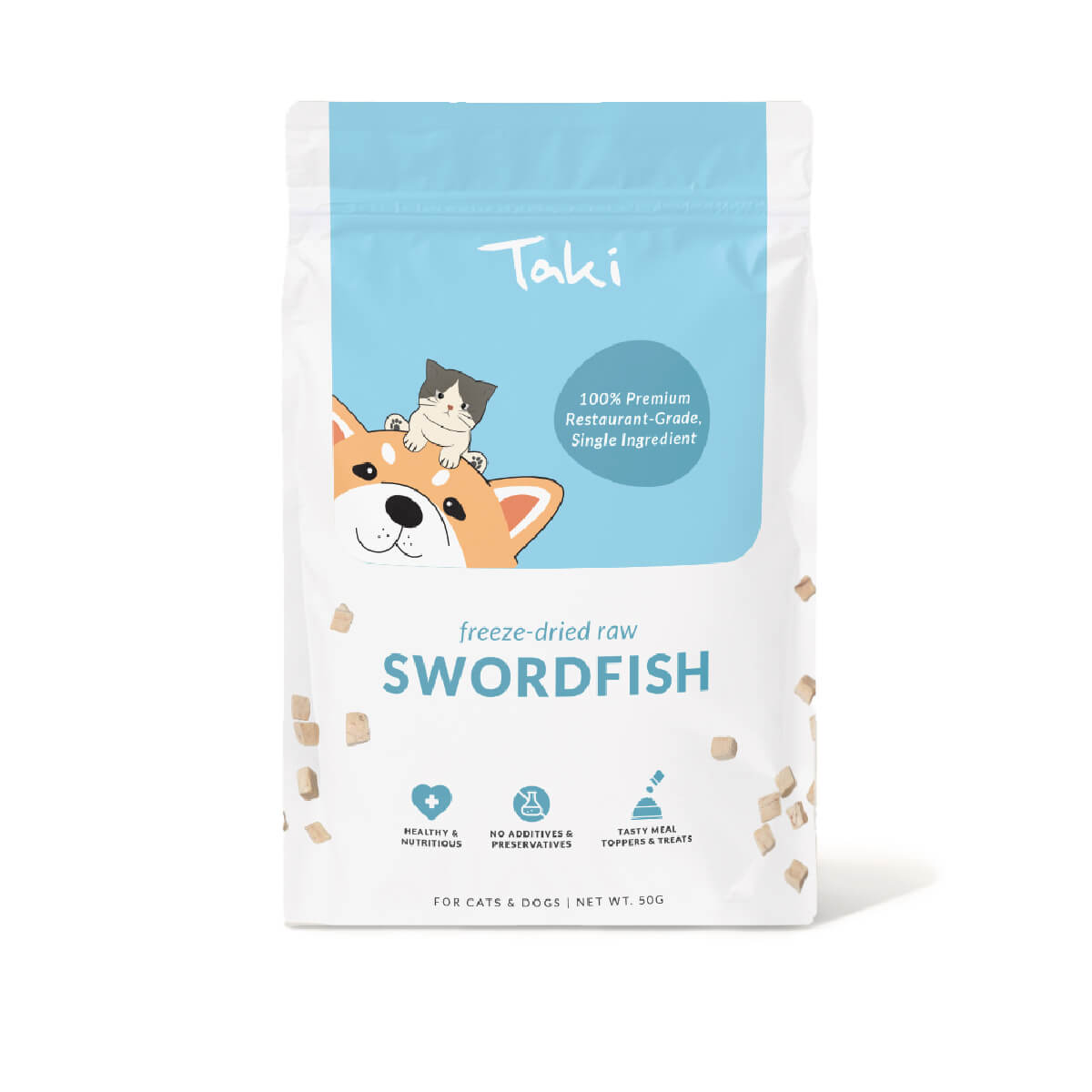 Taki Freeze-dried Swordfish Treats (Value Pack)