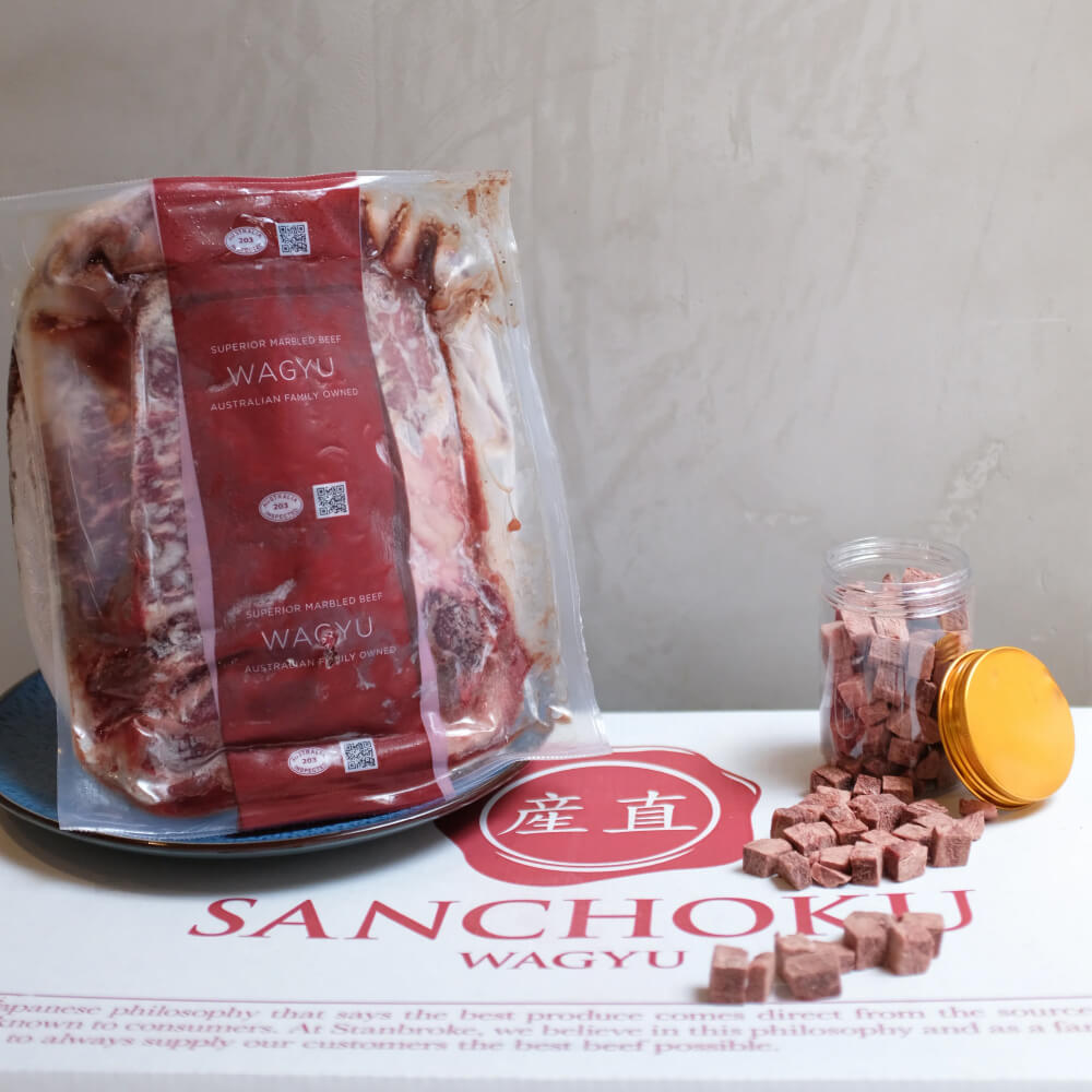 Taki Pets Freeze-dried Treats | Sanchoku Wagyu Cubes