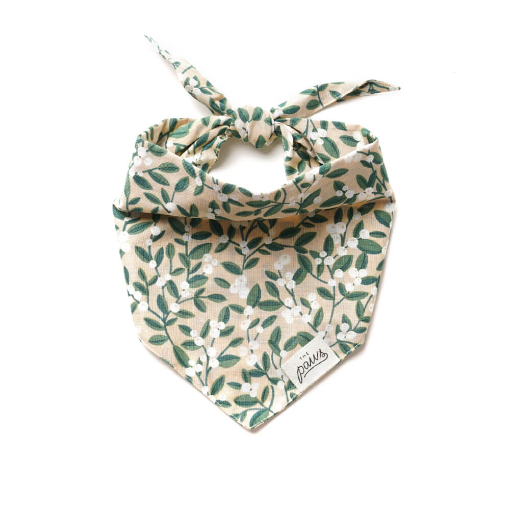 The Paws Bandana | Winter Berry (S)