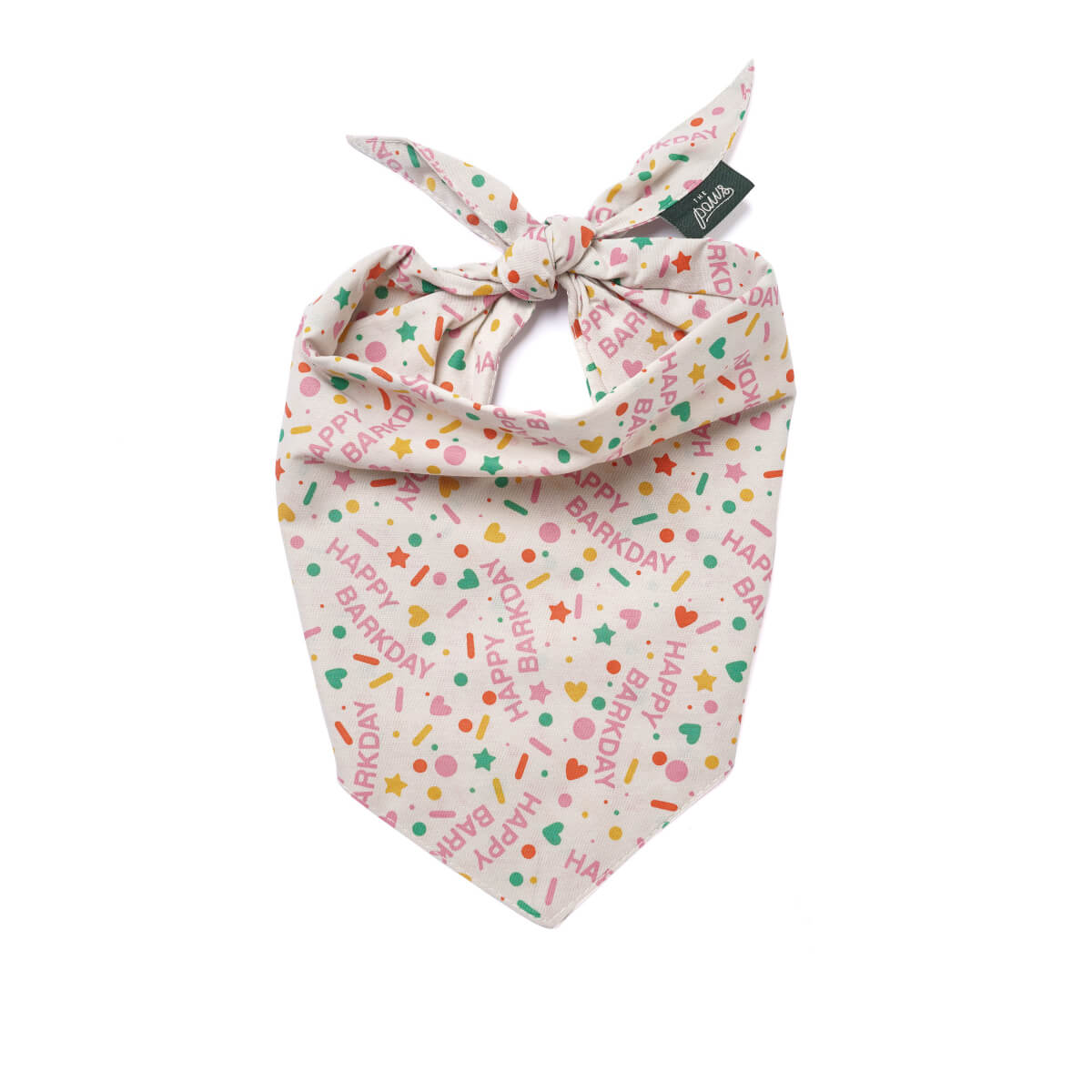 The Paws Bandana | Sparkle Pawty Pink