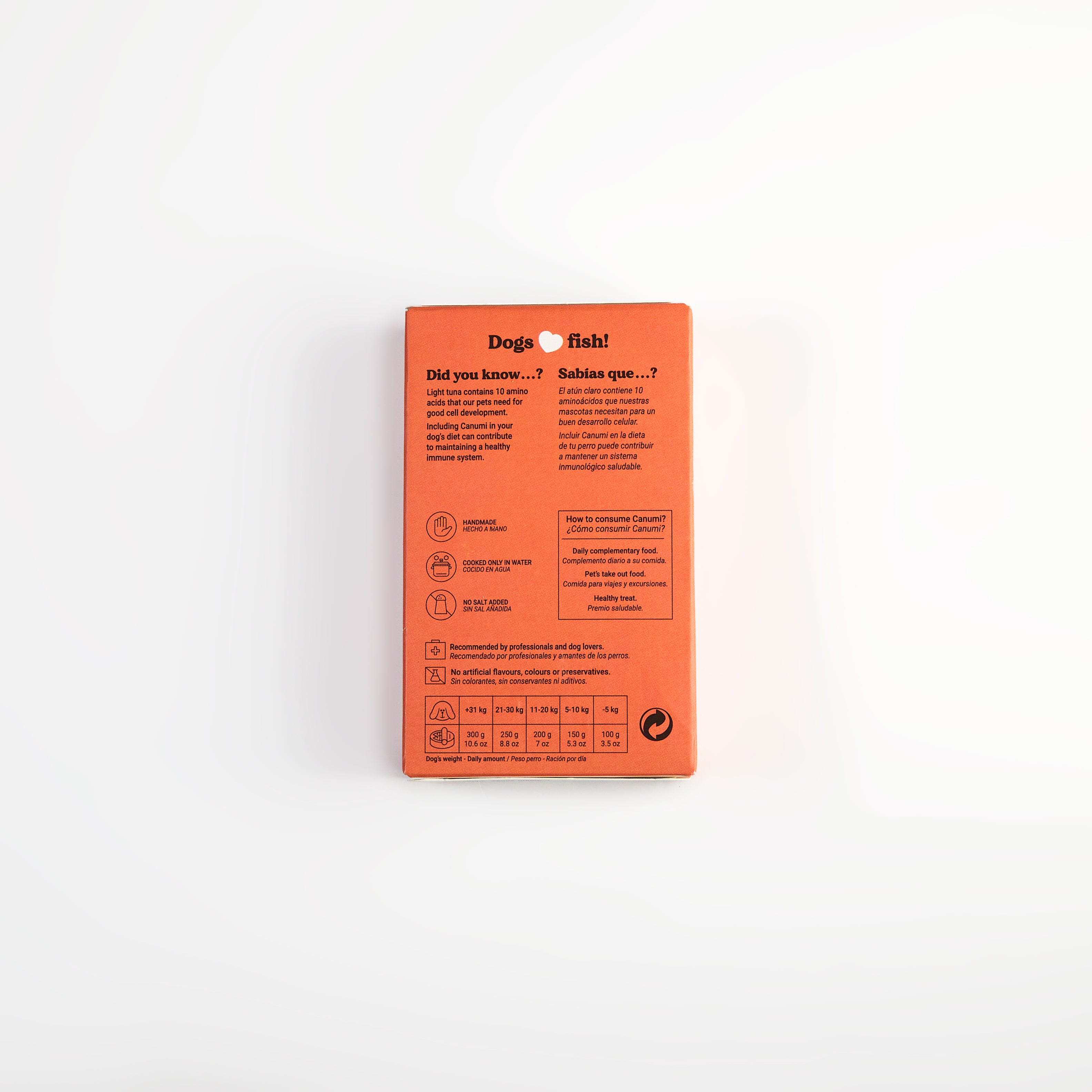 Canumi Yellowfin Tuna Belly for Dogs and Cats