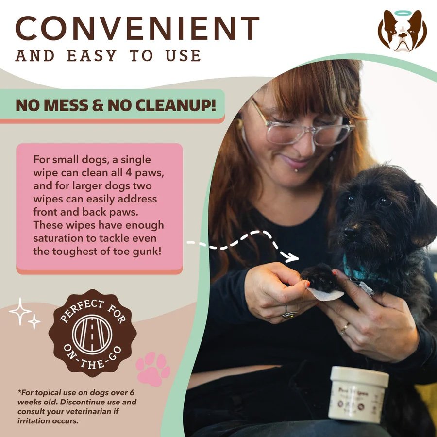 Natural Dog Company Paw Wipes