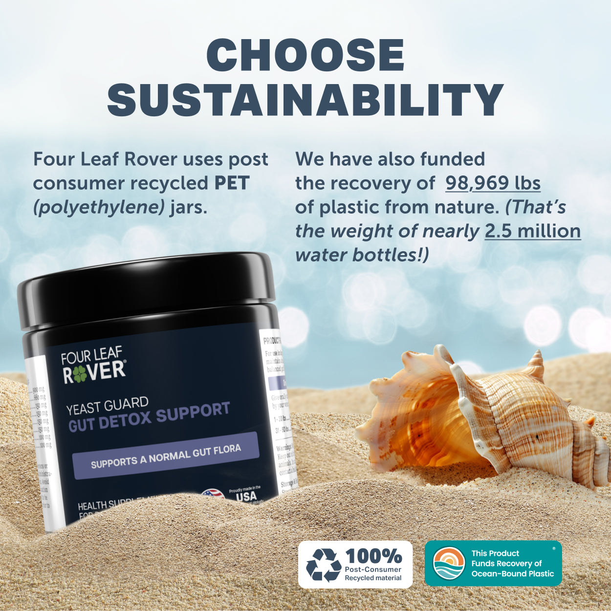 Four Leaf Rover Yeast Guard | Gentle Yeast Cleanse