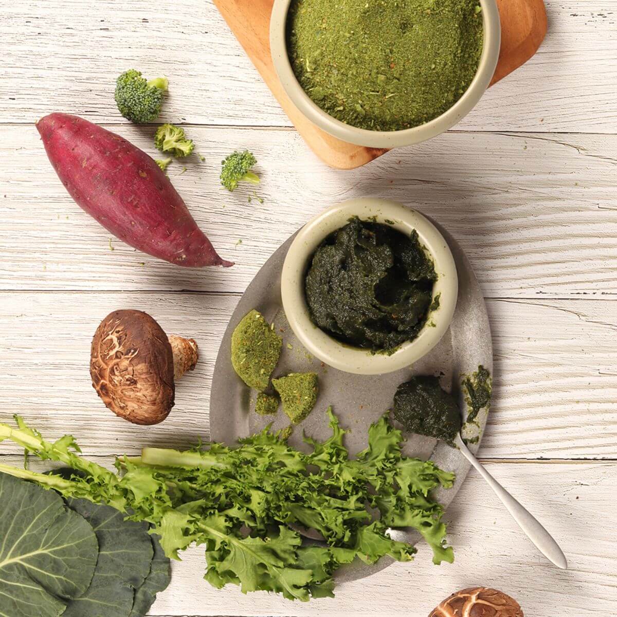 Ingredients of the Arlo Kitchen Detox Veggie Patties.