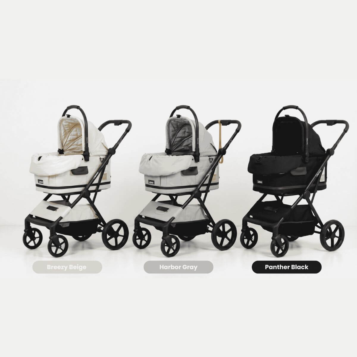 BERND Glam Pet Stroller when opened against a white background. 