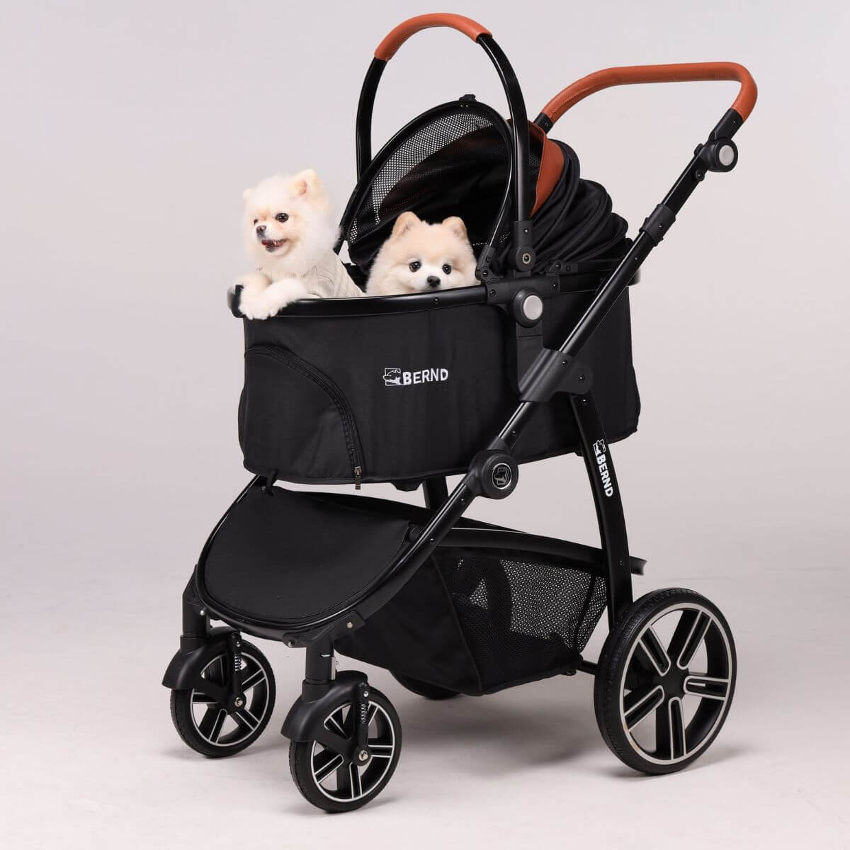 Bernd Pets Prime V2 with ISOFIX Raven Black against a white background.