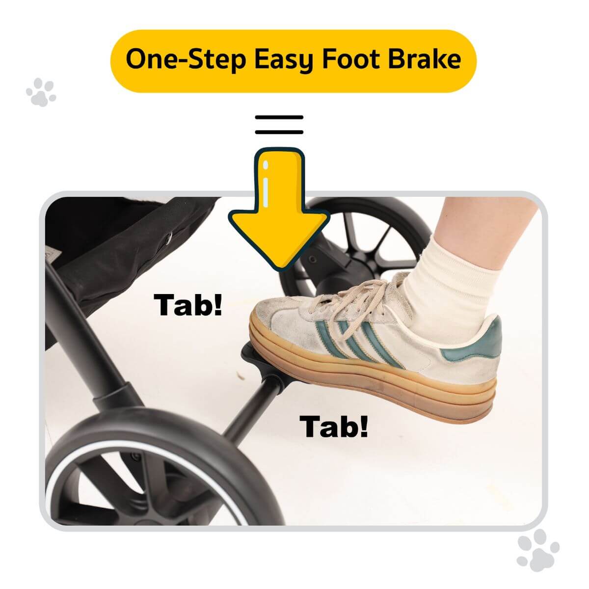 Bernd Pets Autofold Groove Pet Stroller infographic.