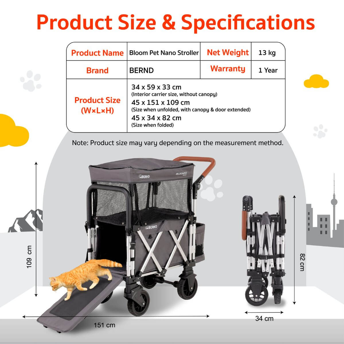 Features of the Bernd Pets Bloom Nano.