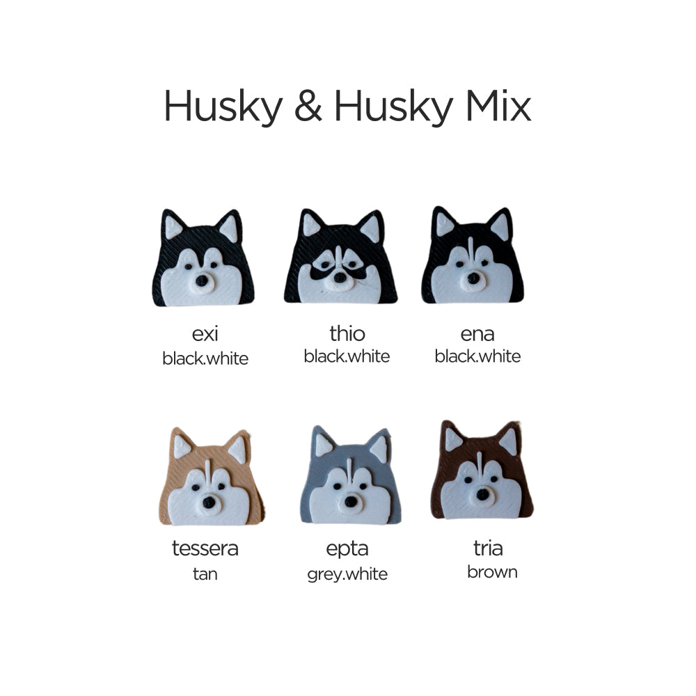 Elyand.co Shoe Charms | Husky & Husky Mix